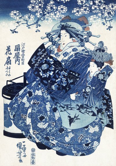 Femme japonaise (1798-1861) - Utagawa Kuniyoshi
