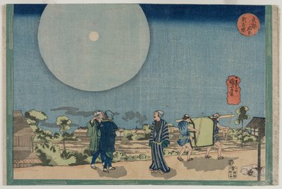 Nouveau Yoshiwara (Shin Yoshiwara), de la série Lieux célèbres de la capitale orientale - Utagawa Kuniyoshi