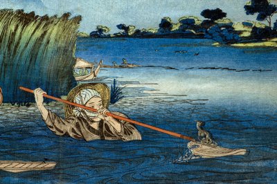 Image de la rivière Miyato - Utagawa Kuniyoshi