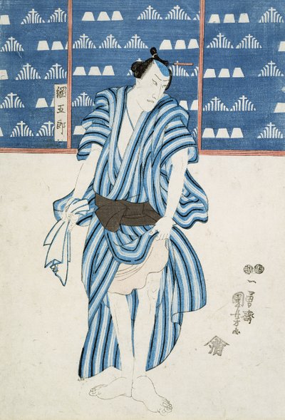 Portrait de Tunagore - Utagawa Kuniyoshi