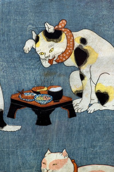 Proverbes illustrés par des chats (Tatoe zukushi no uchi), c.1852 - Utagawa Kuniyoshi