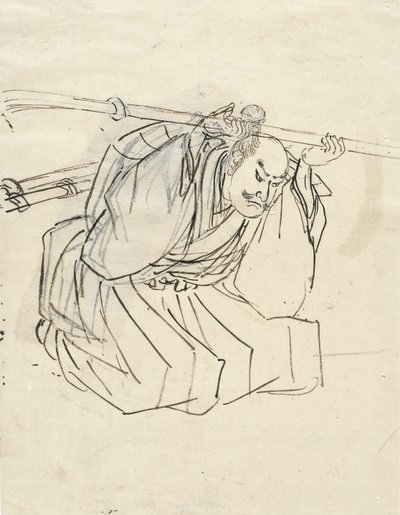 Esquisse de Shinano Sakon Tomoyuki - Utagawa Kuniyoshi