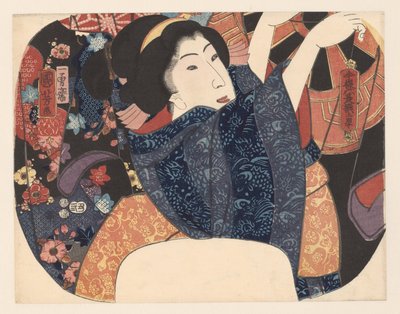 Aération estivale des vêtements - Utagawa Kuniyoshi