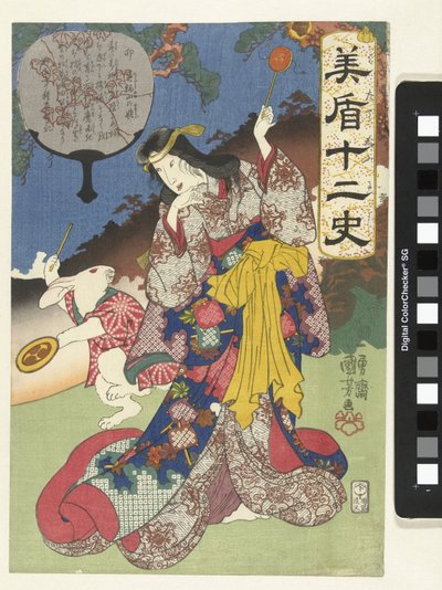 Signe du lièvre - Utagawa Kuniyoshi