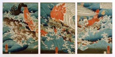 Le sacrifice de Yojibei - Utagawa Kuniyoshi