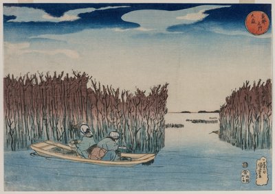 Ōmori, de la série Lieux célèbres de la capitale orientale - Utagawa Kuniyoshi