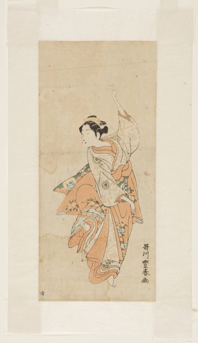 Geisha dansant - Utagawa Toyoharu