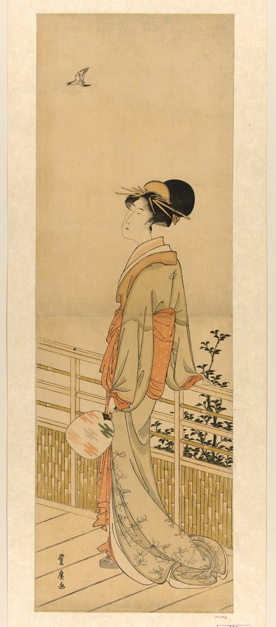 Écouter le cri du coucou - Utagawa Toyohiro
