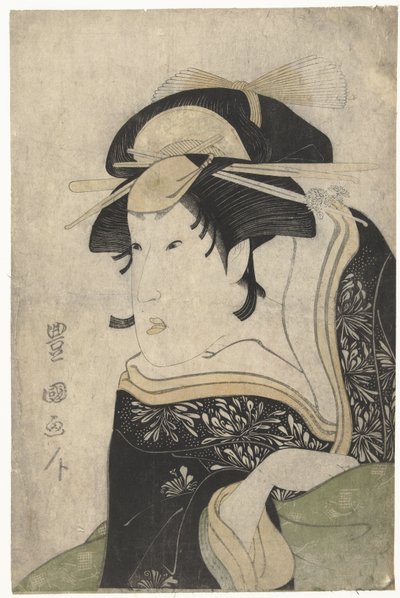 Portrait buste de Segawa Kikunojo III - Utagawa Toyokuni (I)