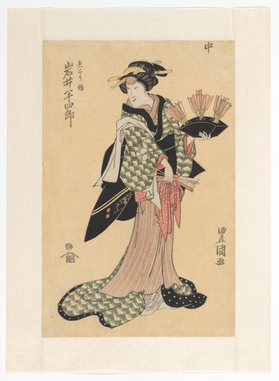Oiwa tenant des flèches - Utagawa Toyokuni (I)