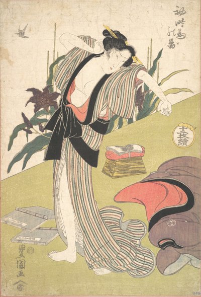 La première visite du coucou - Utagawa Toyokuni I