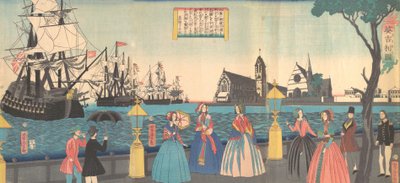 Angleterre Igirisukoku - Utagawa Yoshitora