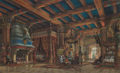Intérieur de château - V. Germain