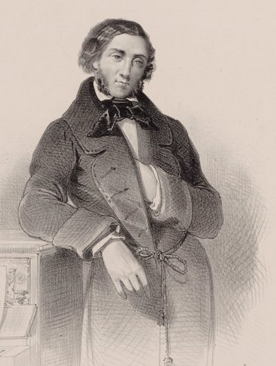 Portrait du pianiste et compositeur Felix Mendelssohn Bartholdy 1809-1847 - V. Guillet