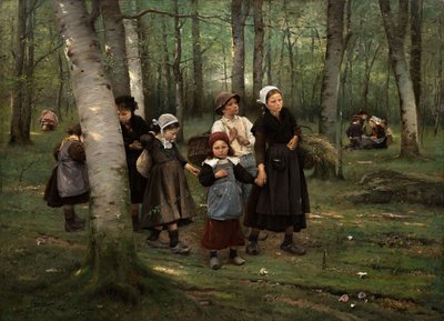 Enfants dans les bois, 1891 - Vaclav Brozik