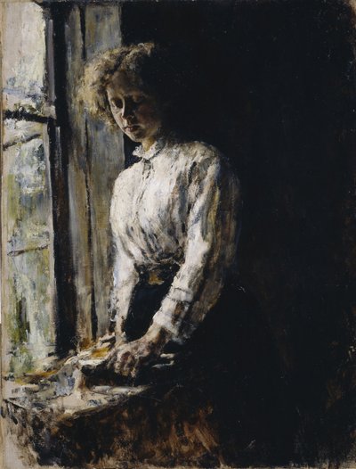 À la fenêtre. Portrait d