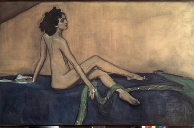 Portrait de la ballerine Ida Rubinstein - Valentin Aleksandrovich Serov