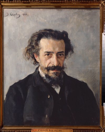 Portrait du compositeur Pavel Ivanovich Blaramberg - Valentin Aleksandrovich Serov
