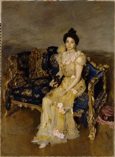 Portrait de Sofia Botkina - Valentin Aleksandrovich Serov