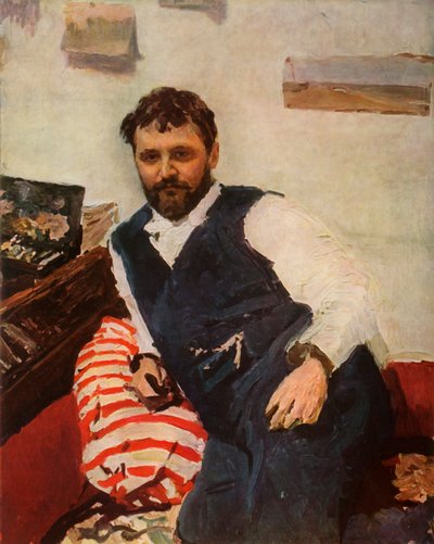Portrait du peintre Constantin Alexandrovitch Korovine, 1891, 1965 - Valentin Aleksandrovich Serov