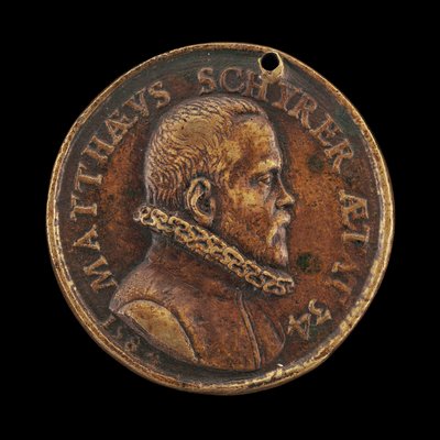 Matthaus Schyrer, né en 1550, imprimeur [avers], 1584 - Valentin Maler