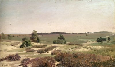 La lande près de Wilsede, 1887 - Valentin Ruths