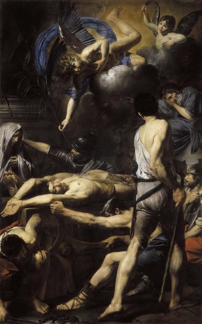 Le martyre des saints Processus et Martinien, 1629 - Valentin de Boullogne