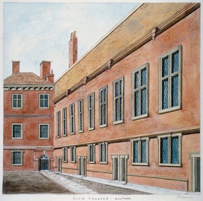 Sion College, Cité de Londres, 1806 - Valentine Davis