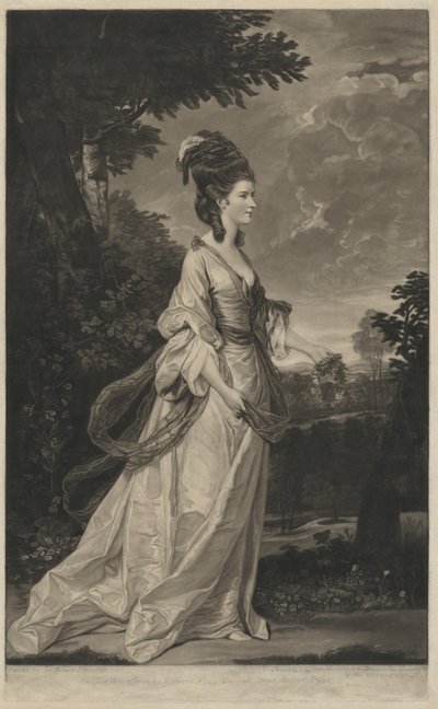 Jane Fleming, comtesse de Harrington, 1780 - Valentine Green