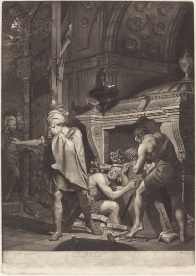 Miravan ouvrant la tombe de ses ancêtres, 1772 - Valentine Green