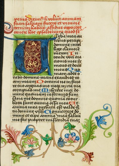 Initiale V décorée - Valentine Noh