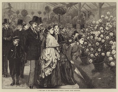 Exposition de roses aux jardins de la Société horticole, South Kensington - Valentine Walter Lewis Bromley