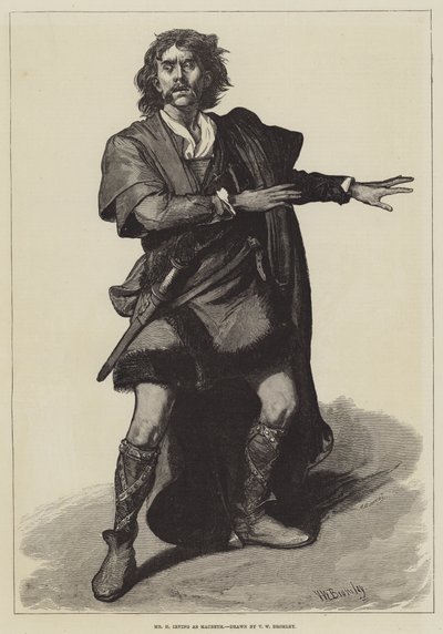 M. H Irving en Macbeth - Valentine Walter Lewis Bromley