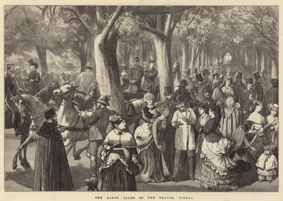 La Haupt Allee du Prater, Vienne - Valentine Walter Lewis Bromley