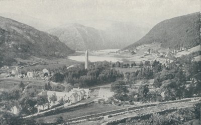 Un village irlandais Glendalough - Valentine and Sons Ltd