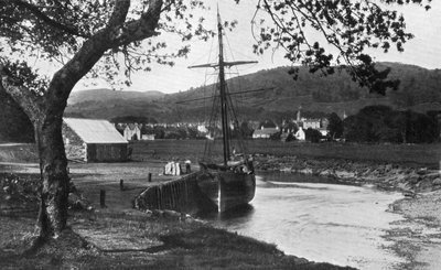 Le port, Gatehouse of Fleet, Dumfries et Galloway, Écosse, 1924-1926 - Valentine and Sons Ltd