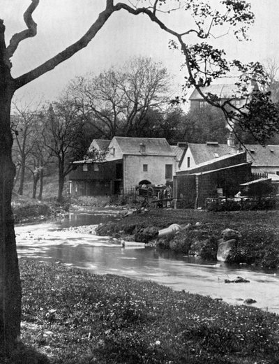 Vieux moulin, Milngavie, East Dunbartonshire, Écosse, 1924-1926 - Valentine and Sons Ltd