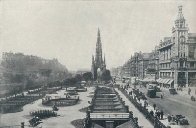 Princes Street, Édimbourg, 1910 - Valentine and Sons Ltd