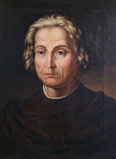 Portrait de Christophe Colomb (1451-1506), explorateur et navigateur italien - Valeriano Domínguez Bécquer
