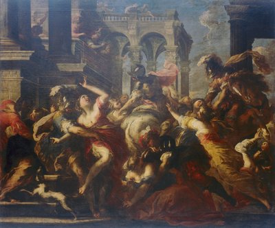 Enlèvement des Sabines - Valerio Castello
