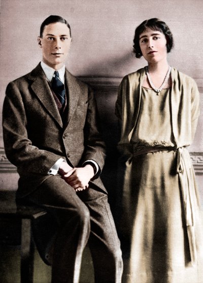 Lady Elizabeth Bowes Lyon et le Duc d