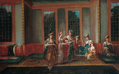Femmes buvant du café, années 1720 - Vanmour