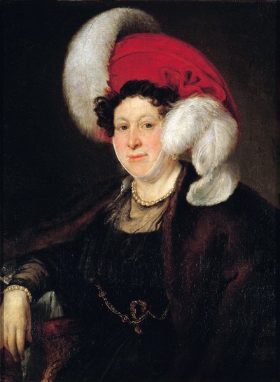 Portrait de la comtesse Natalia Alexandrovna Zubova 1775-1844, née Suvorova, 1834 - Vasili Andreevich Tropinin
