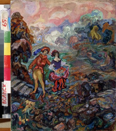 Un conte de fée. Peinture de Vasili Dmitrievich Millioti (1875-1943), huile sur bois - Vasili Dmitrievich Millioti