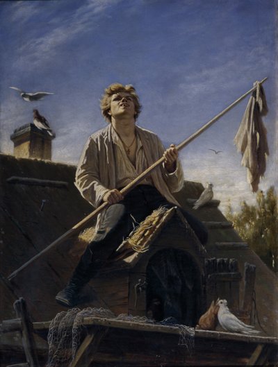 Un colombophile, 1874 - Vasili Grigorevich Perov