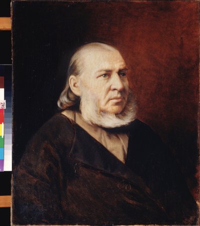 Portrait de Serguei Timofeievitch Aksakov - Vasili Grigorevich Perov