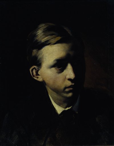 Portrait du peintre Nikolaï Alexeïevitch Kasatkin 1859-1930, 1876 - Vasili Grigorevich Perov