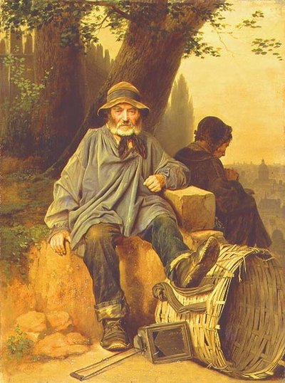 Le chiffonnier parisien - Vasili Grigorevich Perov