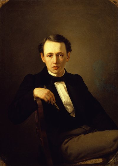 Autoportrait, 1851 - Vasili Grigorevich Perov