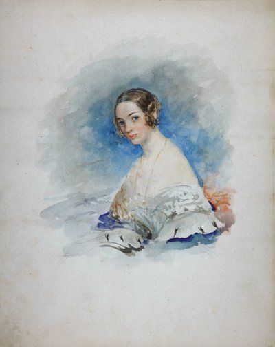 Portrait de la princesse Maria Ivanovna Kochubey, née Baryatinskaya 1818-1843, 1846 - Vasili Semenovich Sadovnikov